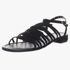 ROBERT CLERGERIE Black Suede Sandals